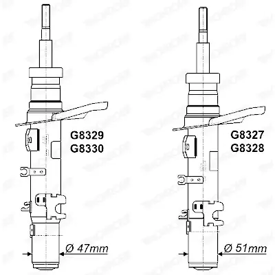 Solo Por Tiempo Limitado Amortiguador MONROE G8330 MONROE G8330